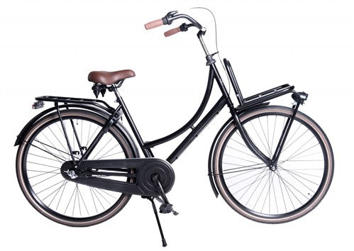 Aldo 28 pouces granny bike cargo 57cm 3v noir mat