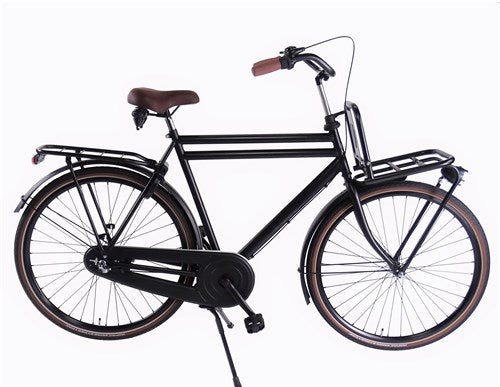 Aldo 28 pouces grand-père vélo cargo 3v 57cm noir mat