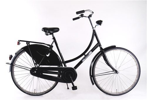 Aldo 28 pouces granny bike classic 50cm jante en acier inoxydable noir