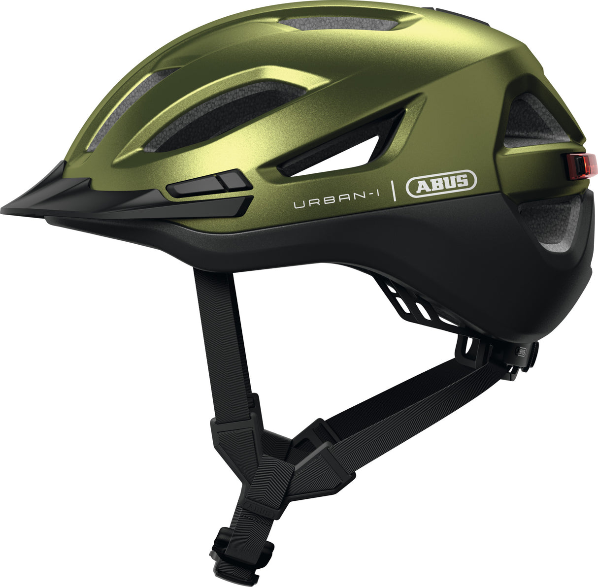 Casque de vélo Abus urban-i 4.0 ace pepper green s - 51-55 cm - vert - adapté pour une utilisation sur vélos électriques - vélos de ville - 260 g