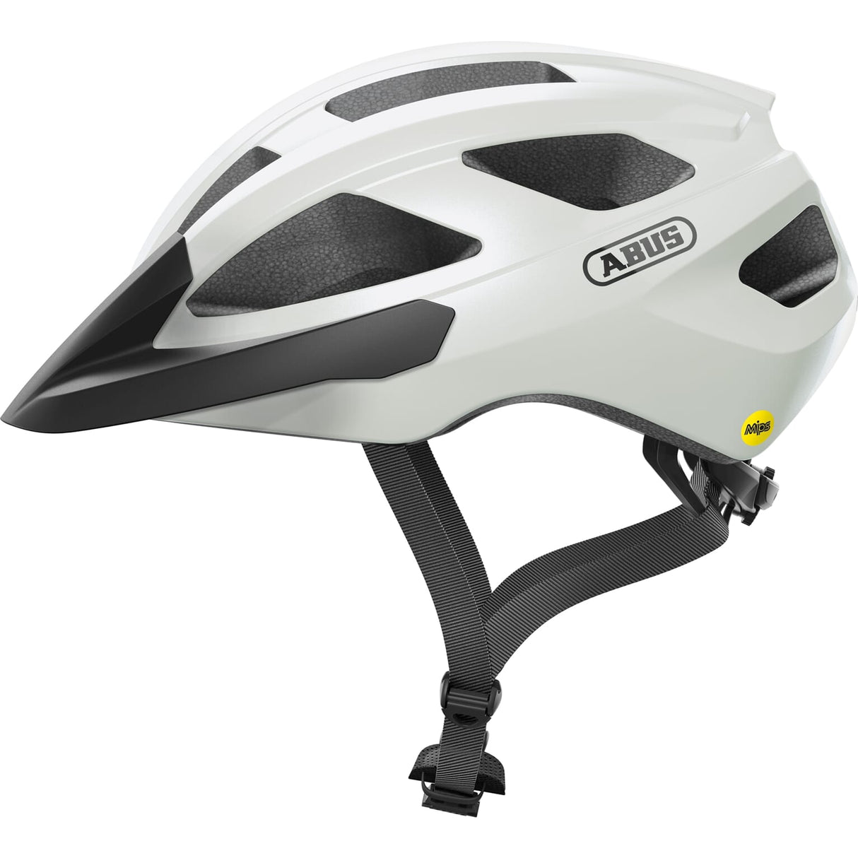 ABUS CASHET MACATOR MIPS PEARL WHITE S 51-55CM