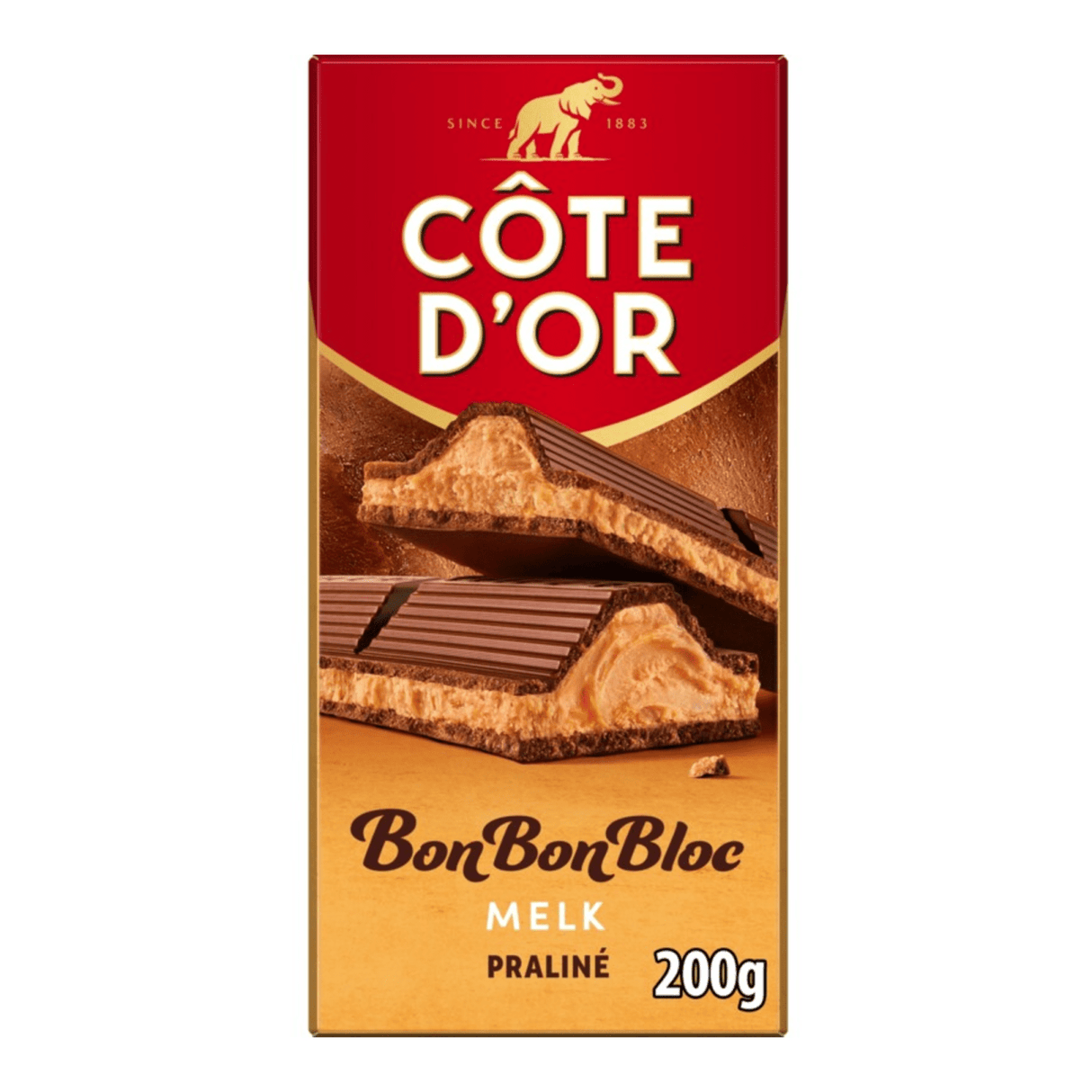 Praliné bonbonbloc Côte d'Or (15x 200gr)