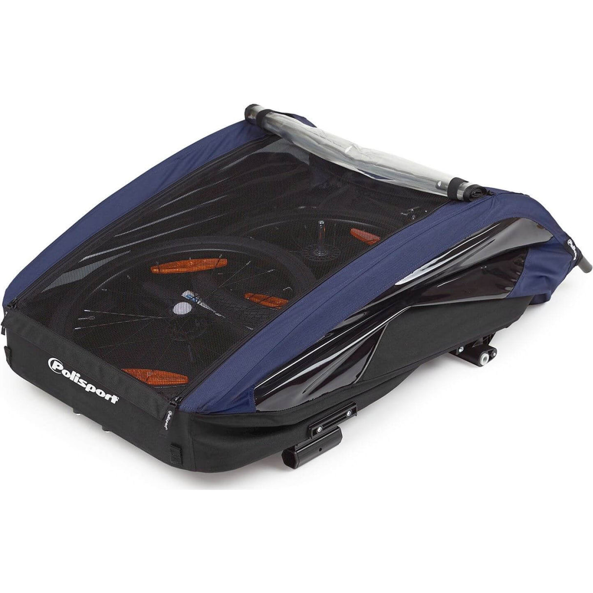 Polisport bicycle trailer duo blue 117x86x94cm