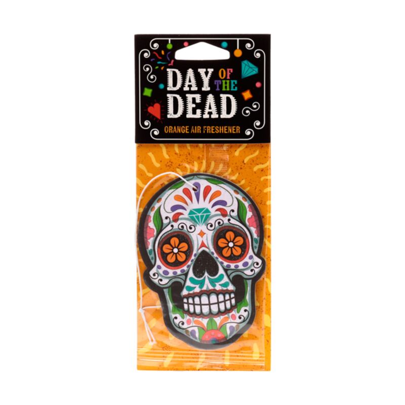 Désodorisant parfum orange dia de los muertos
