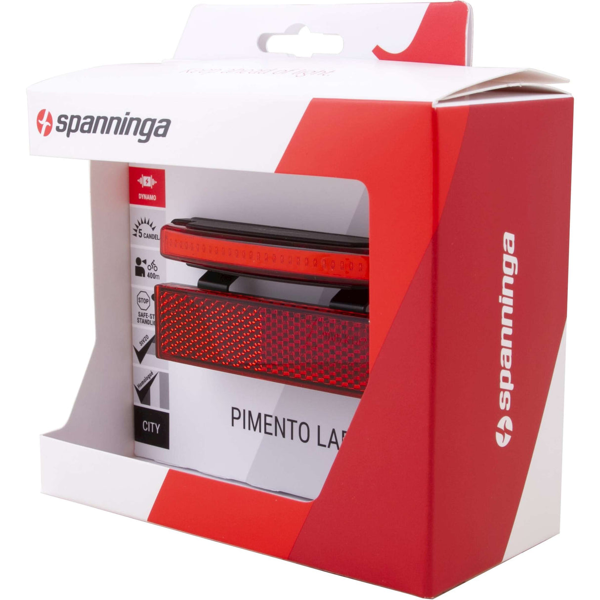 Spanninga arrière Pimento Pimento Grand XDVS Dynamo 80 mm