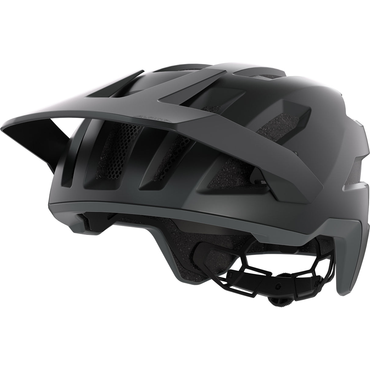 Olympic sportswear alpina sports casque vtt taunus 59-61 noir mat gris