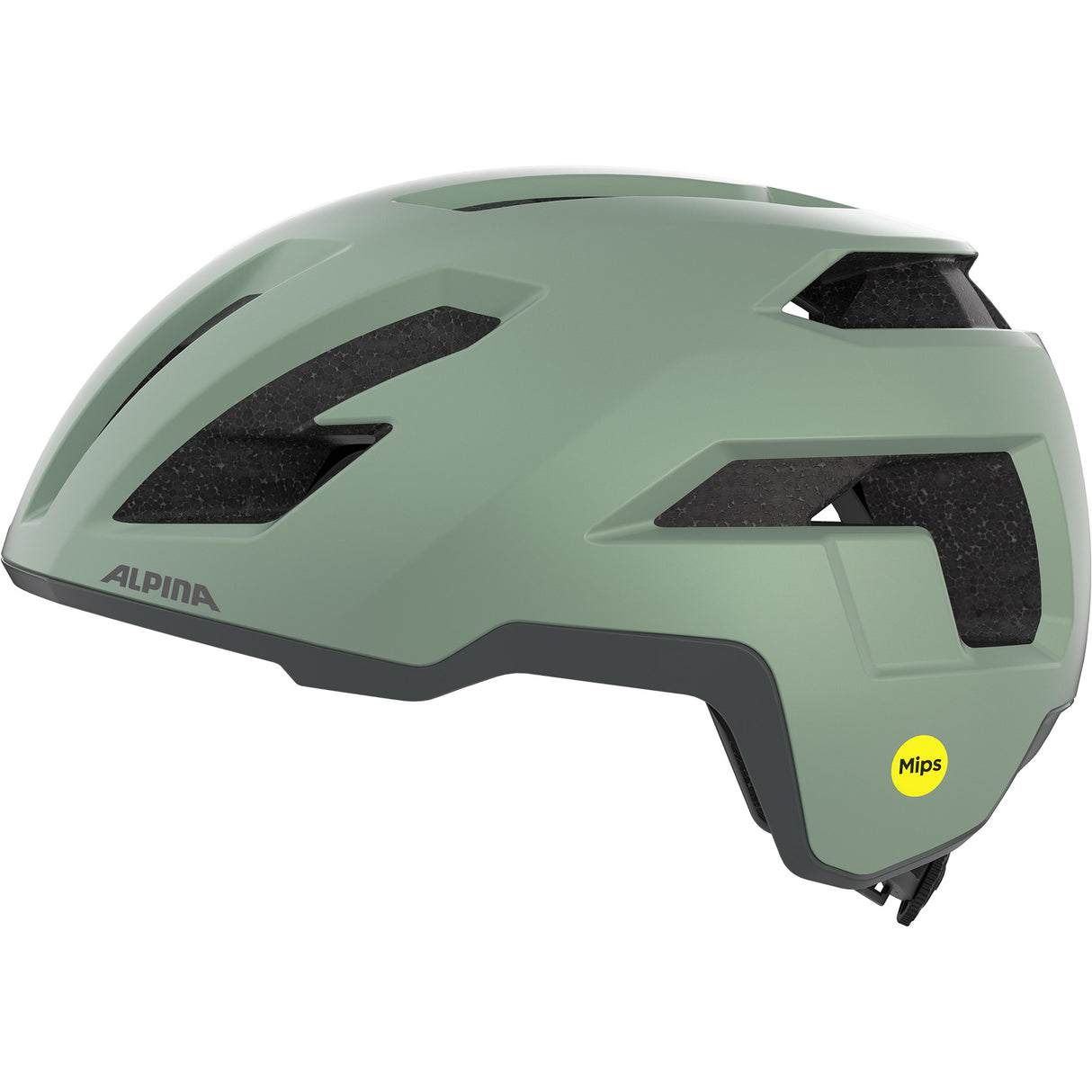 Olympic sportswear alpina sports tour casque taunus gravier mips 59-61 vert mat