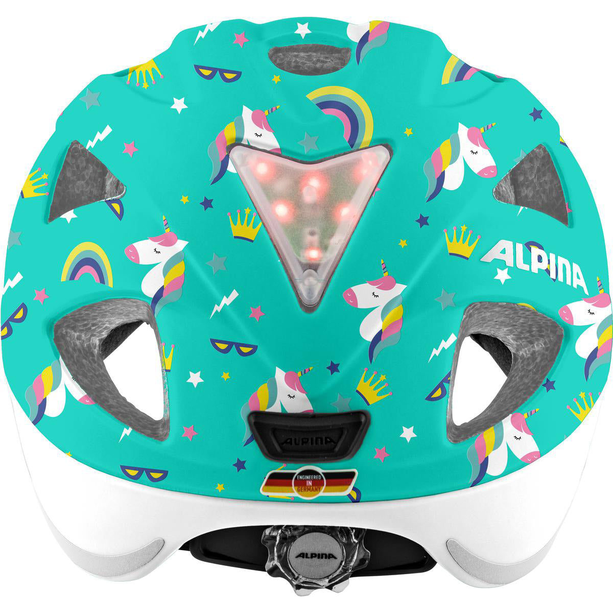 Vêtements de sport olympiques alpina sports casque pour enfants ximo flash licorne 45-49 brillant