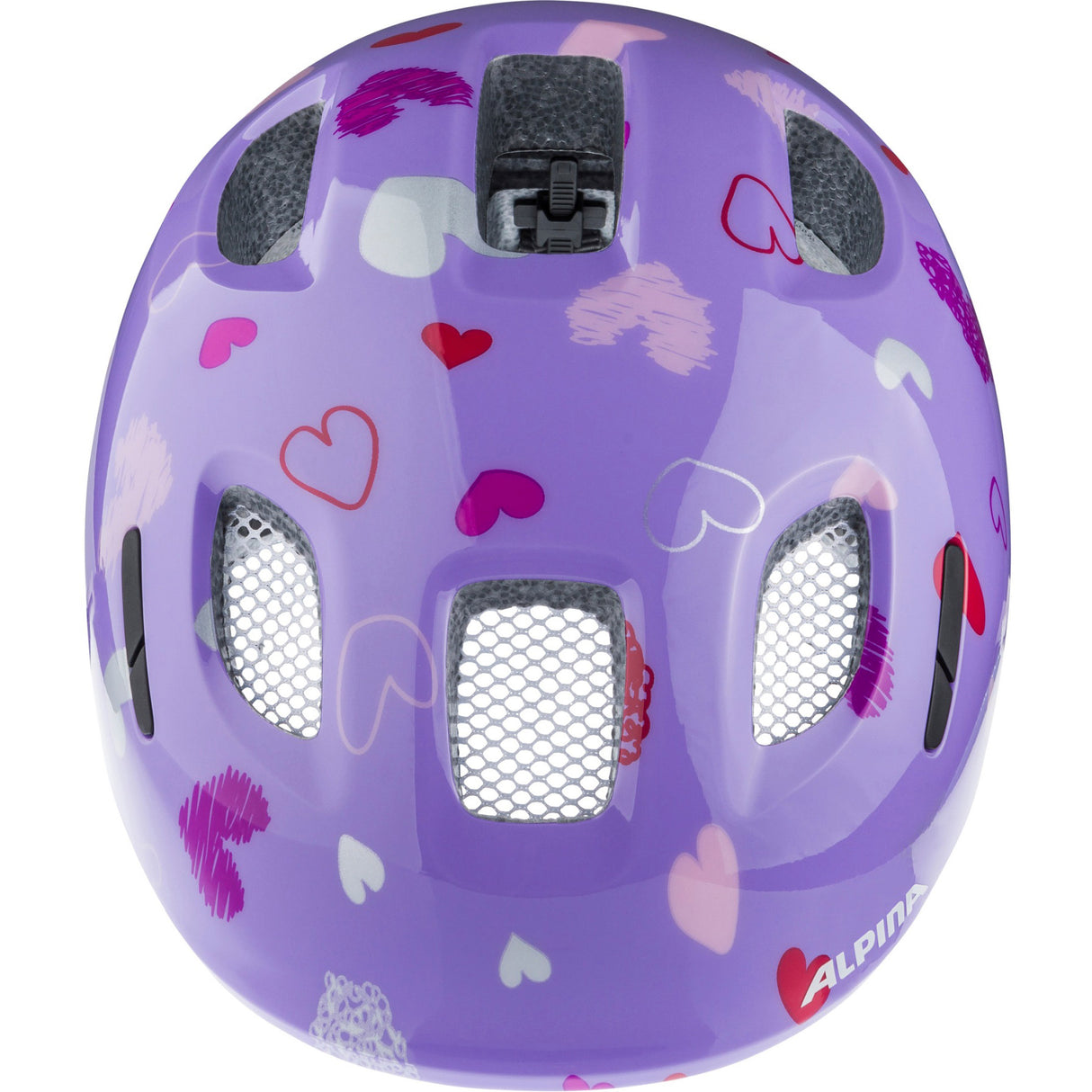 Olympic sportswear alpina sports kinderhelm ximo 2 purple hearts 47-51 glans