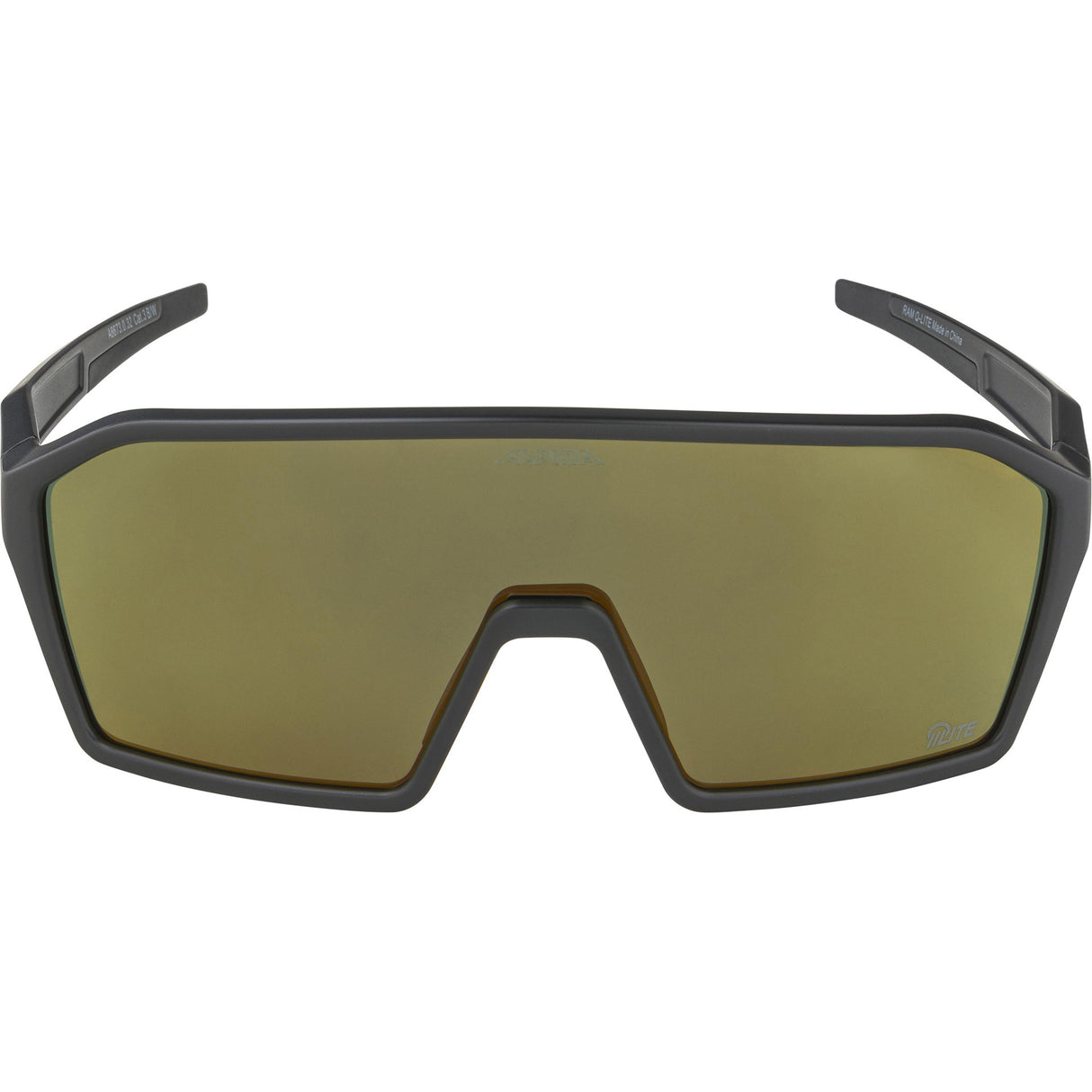 Alpina sports lunettes de sport ram q-lite or miroir noir