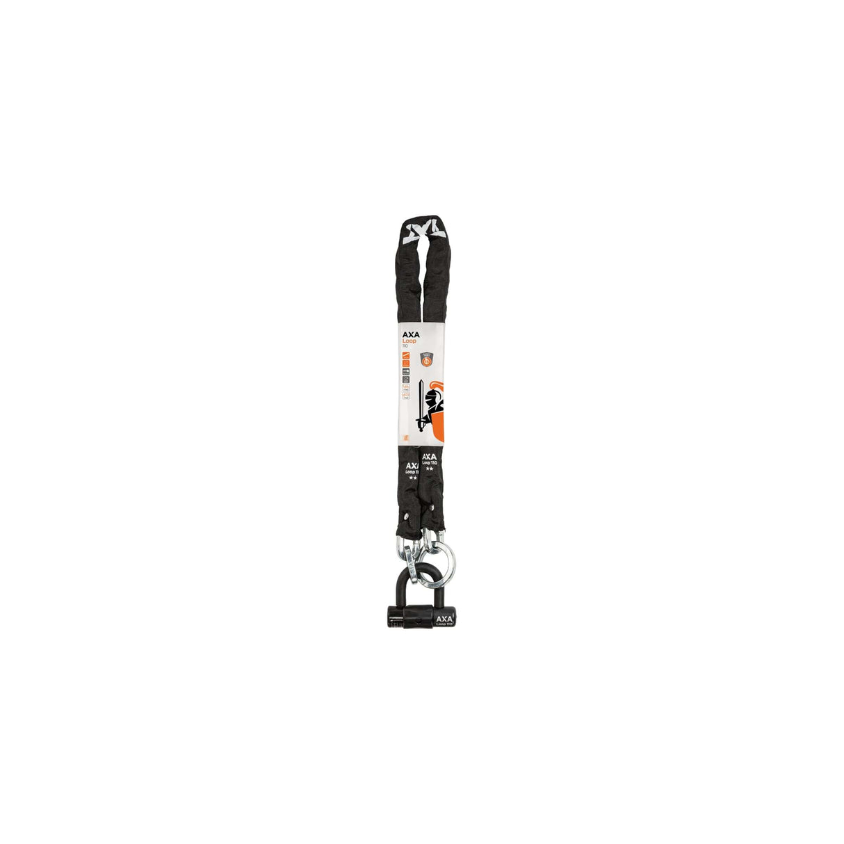 Final Chain Axa Disc Lock Loop 110 Art ** Black