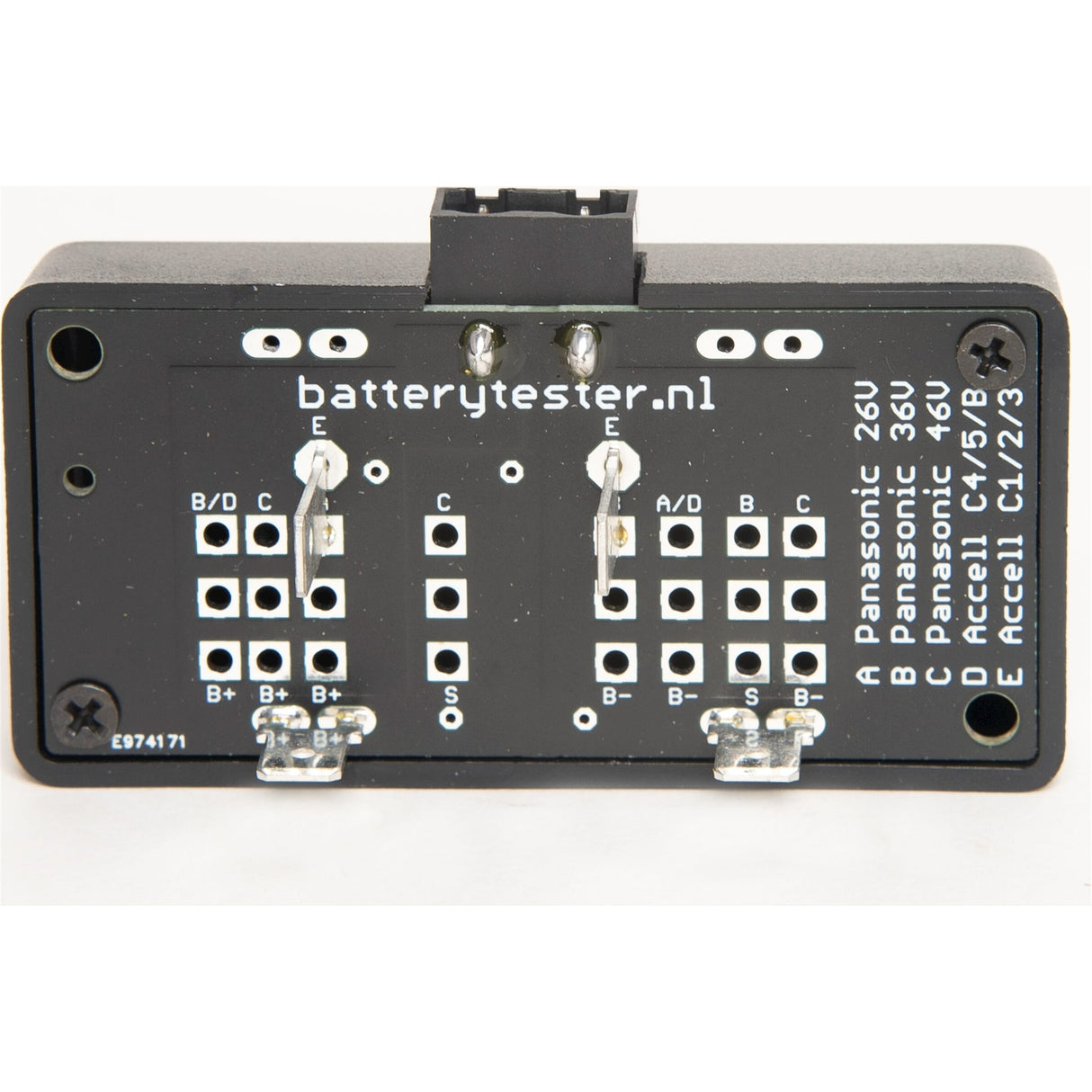BatteryTester - Battre de la batterie du vélo d'étiquette blanche | Plastique | |