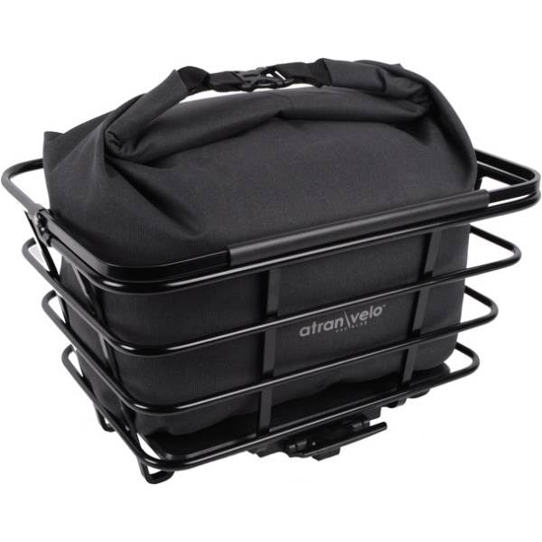 Atranvelo sac panier sac panier de voyage at.velo voyage noir