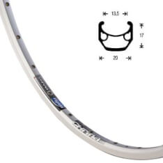 Jante Rigida Ryde 28 chrina alu 20mm 36 14