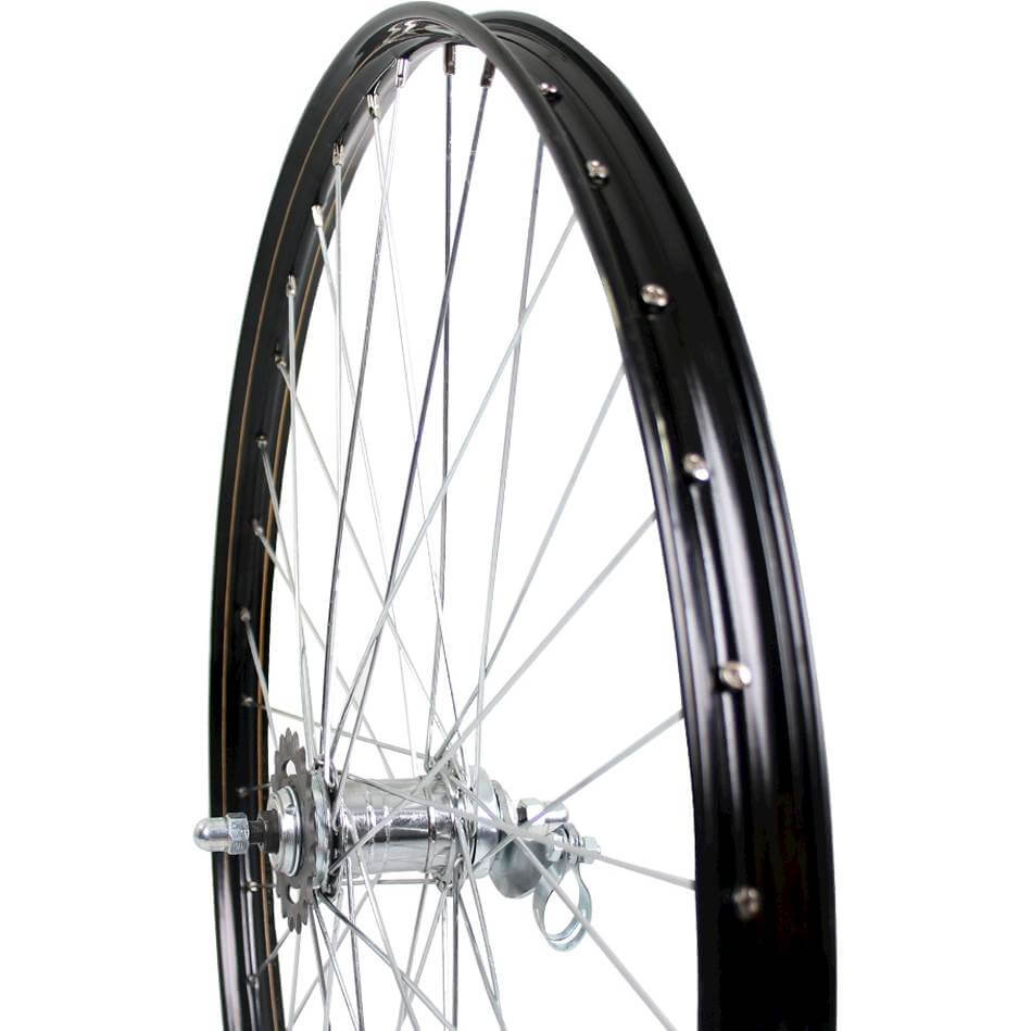 Roue arrière Roland 28 x 1 1 2 velosteel rn v38 noir zinc sp