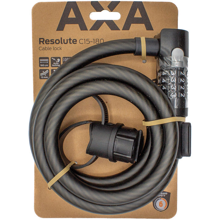 Axa câble antivol résolu c15 180 code (carte)