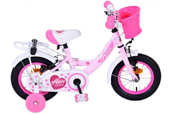 Volare Ashley Vélo pour enfants Filles 12 pouces Rose Deux freins à main