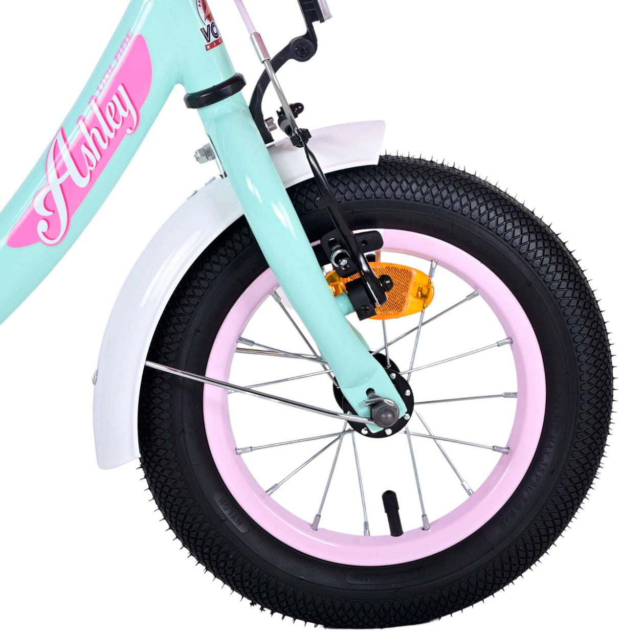 Volare Ashley Children's Bicycle - Girls - 12 pouces - vert