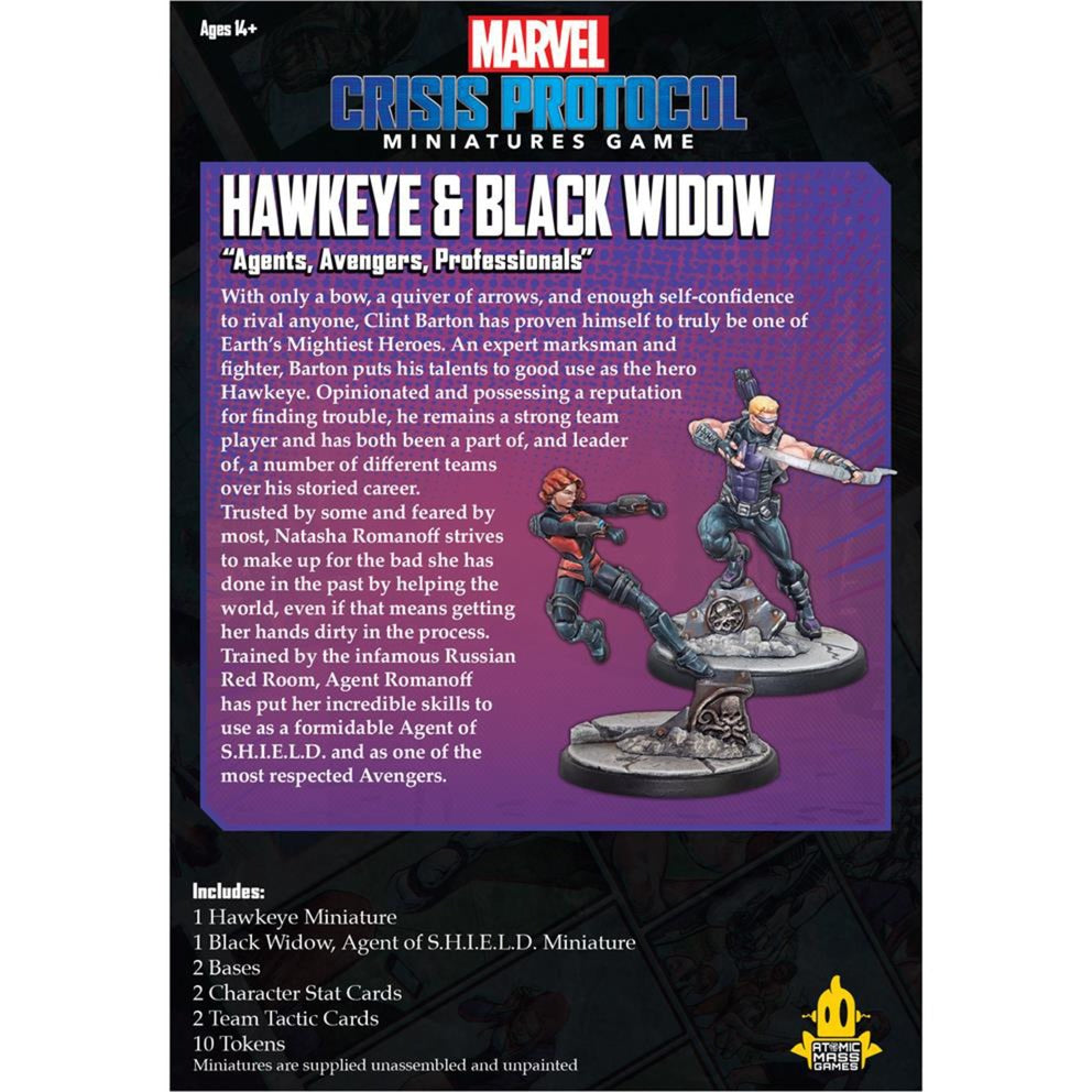 Protocole de crise Asmodee: Hawkeye et Black Widow