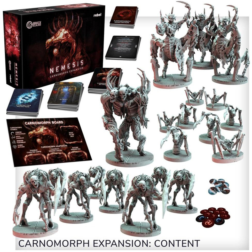 Asmodee Nemesis: Expansion des carnomorphes