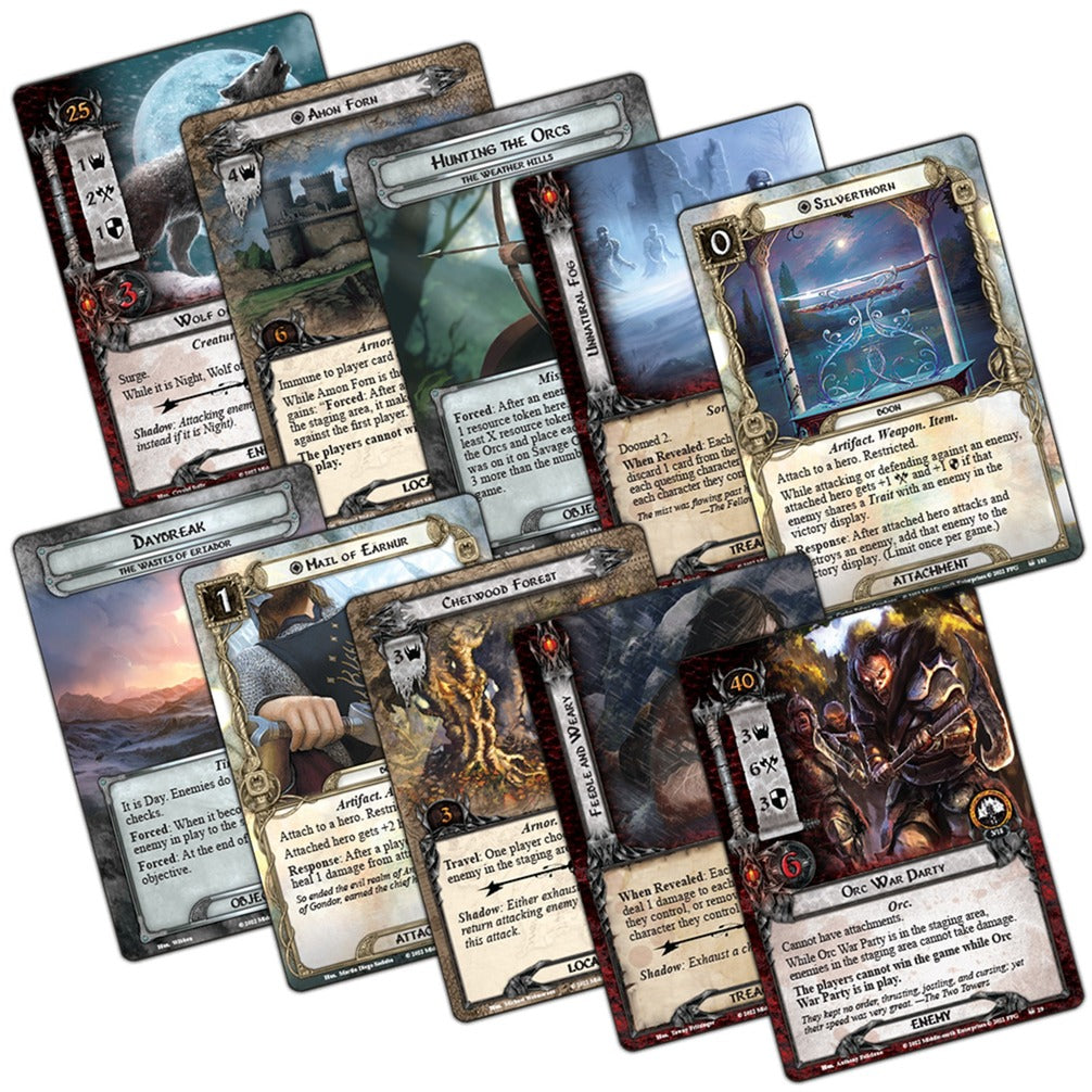 Asmodee le seigneur des anneaux : le jeu de cartes Angmar Awak