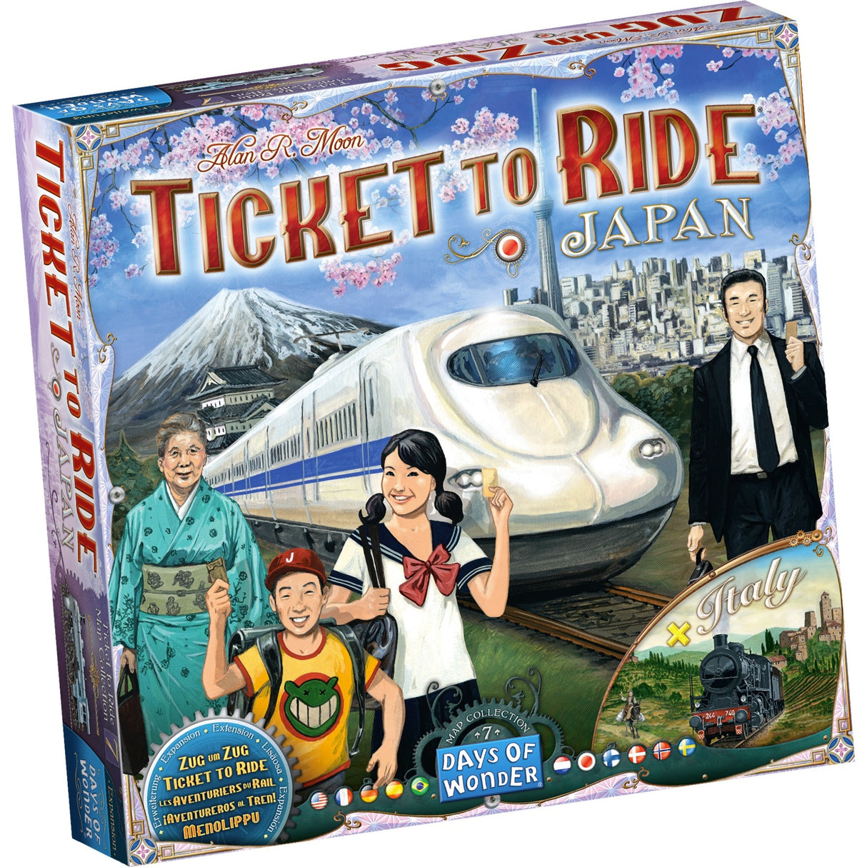 Ticket Asmodee pour monter le Japon Italie