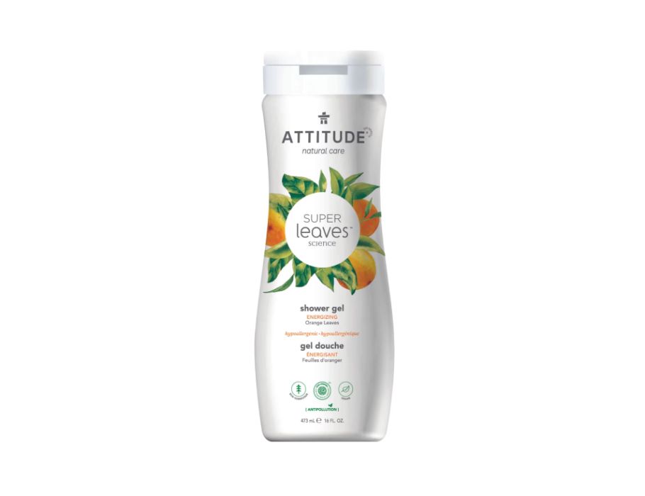 Gel douche Attitude super leaves™ - énergisant - feuilles d'oranger