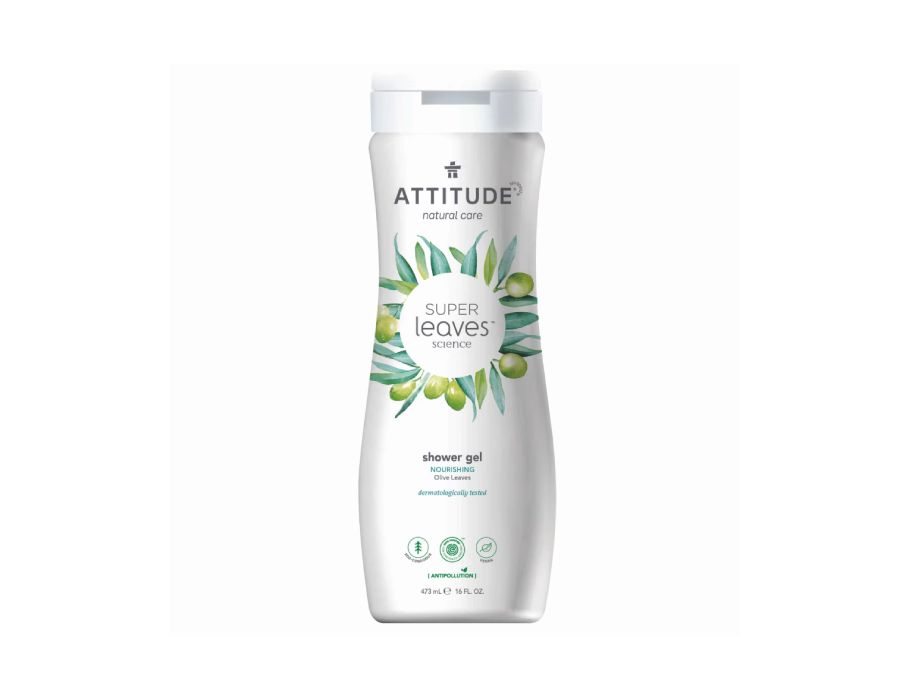 Gel douche Attitude super leaves™ - nourrissant - feuilles d'olivier