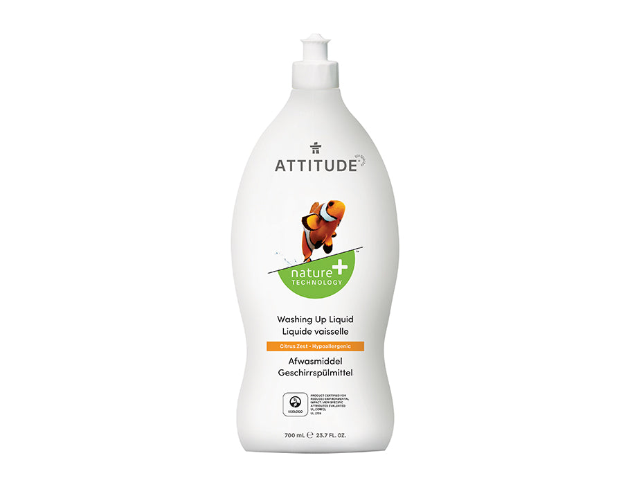 Détergent aux zestes d'agrumes Attitude nature+