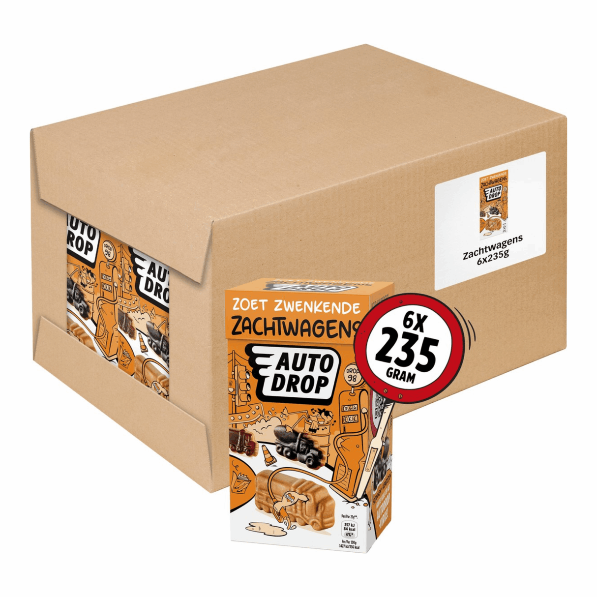 Chariots souples Autodrop mix box (6x235gr)