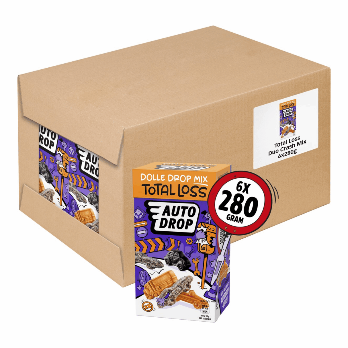 Mélange de réglisse fou à perte totale Autodrop (6x 280gr)