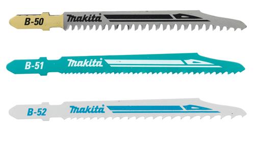 Accessoires Makita lames de scie sauteuse assortiment hss b50 51 52 - b-06292