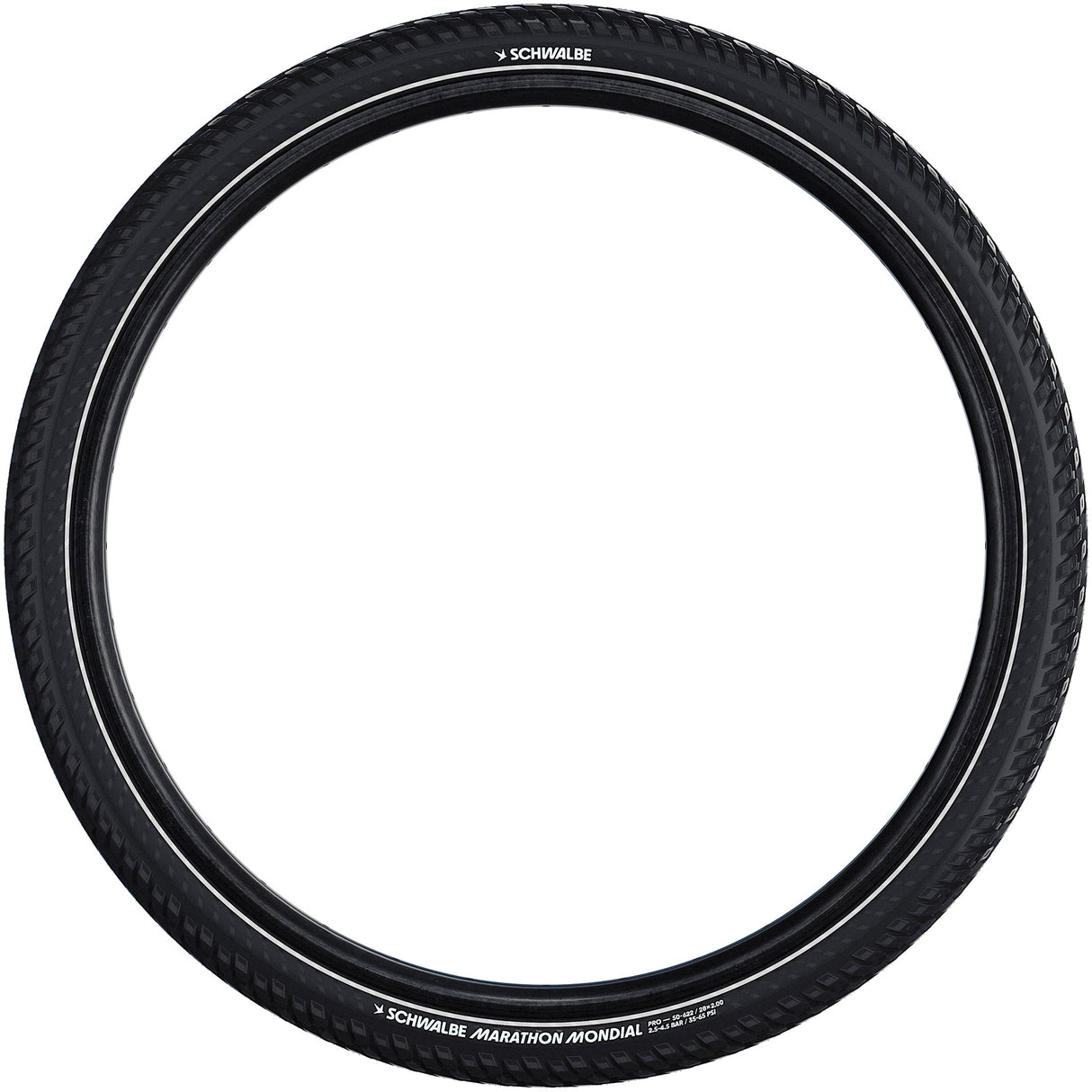 Schwalbe pneu marathon mondial perf 47-622 +r noir