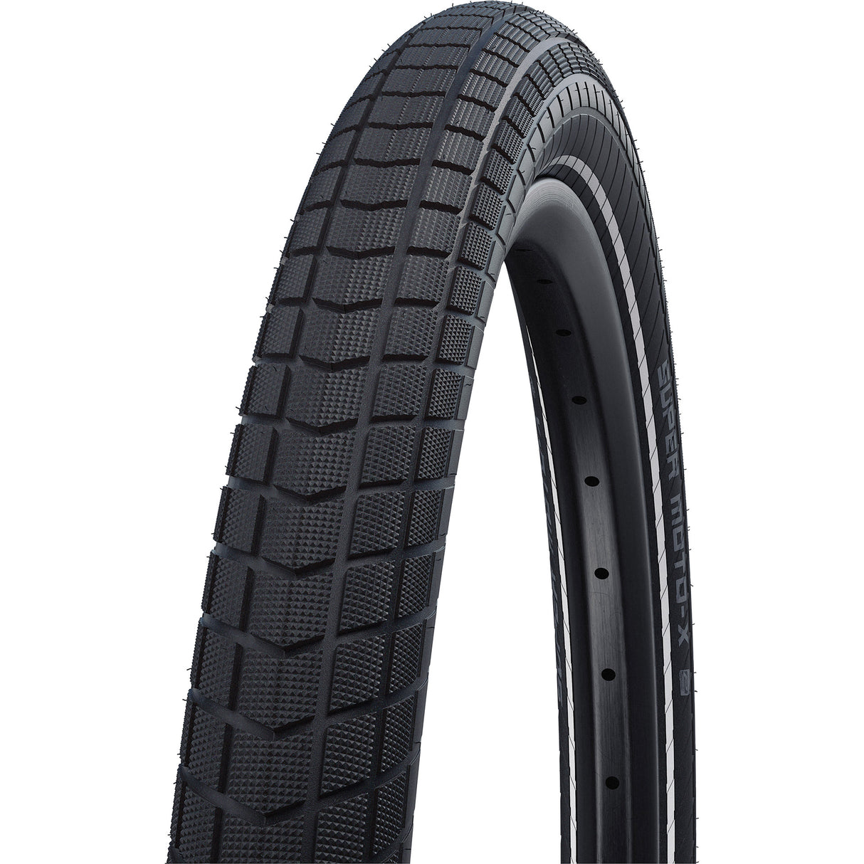 Schwalbe super moto-x - filaire - addix - dd - raceguard - 20x2.80 - noir + reflex