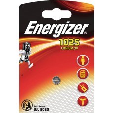 Bouton Enerdis Energizer Cell CR1025 Lithium 3V Blister