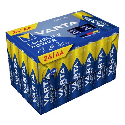 Piles varta longue durée de vie AA 24 pièces