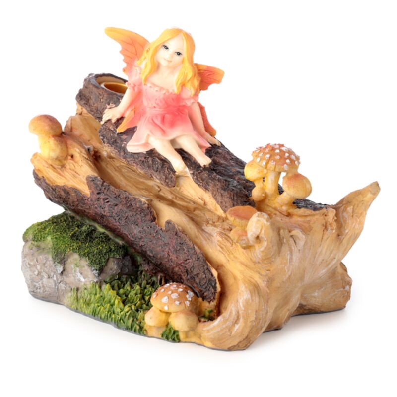 Porte-encens à reflux de fée de rêverie des bois anciens