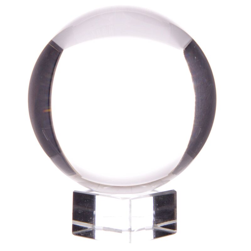 Boule de cristal en coffret cadeau - 7,5 cm