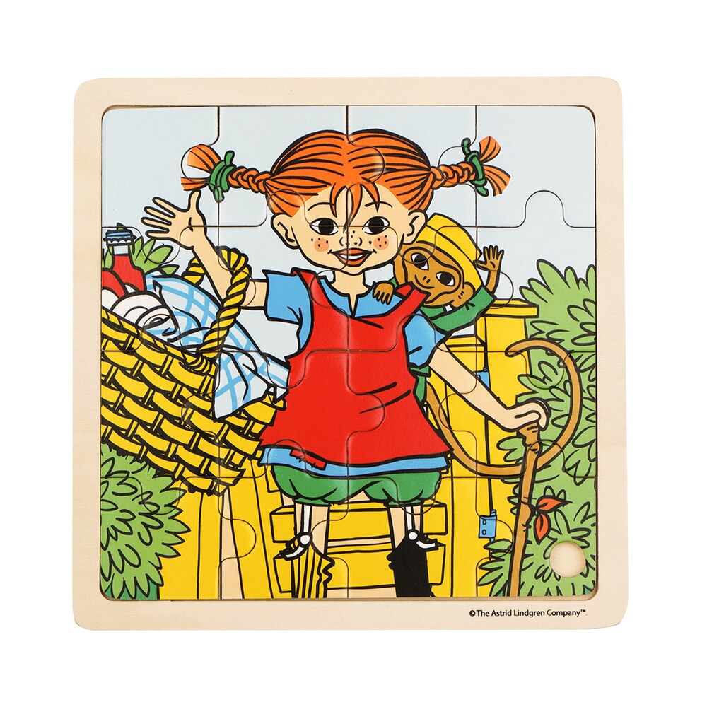 Barbo Toys Puzzle carré Pippi - M. Nilson (8634)