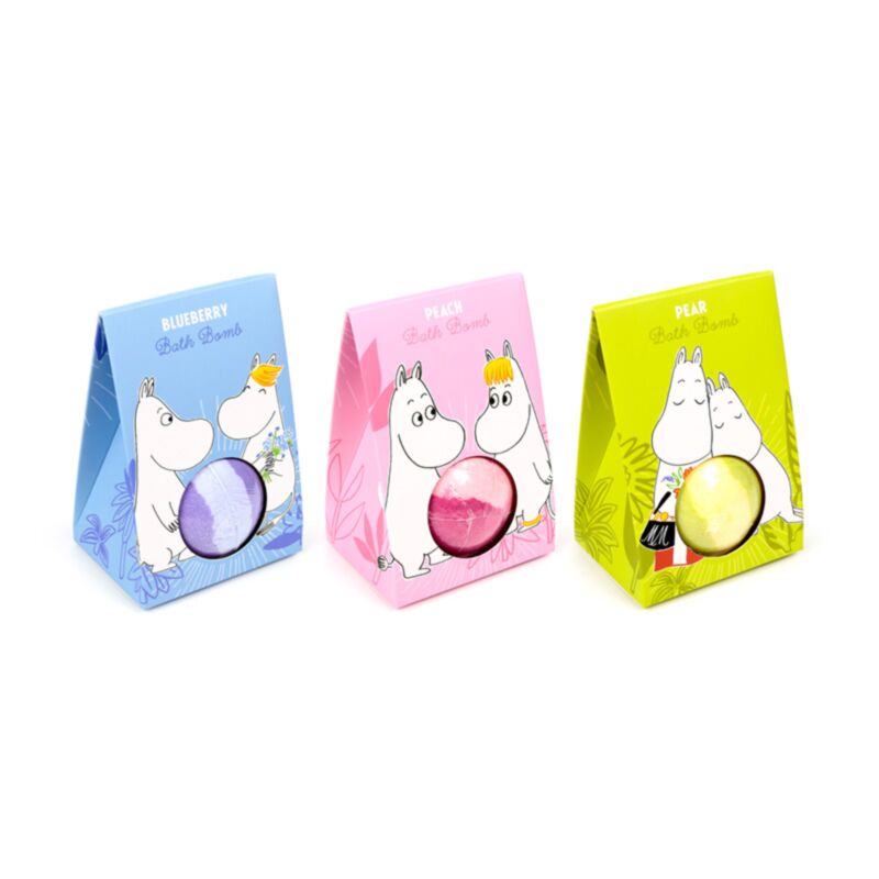 Coffret cadeau de bombes de bain Union Moomin Tammi