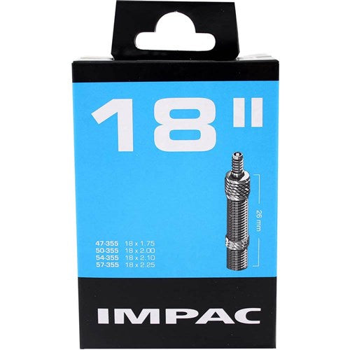 Impac Inner Tube (par Schwalbe) DV18 18x1,75 2,35 Etro 47 57-355, Valve: Blitz Holland 26 mm