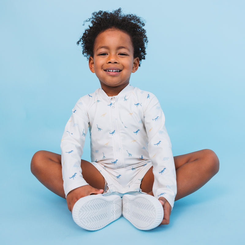 Dinosaure | maillot de bain anti-UV multicolore pour garçons