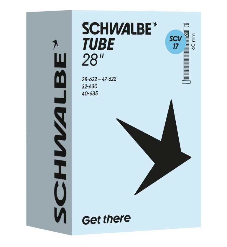 Chambre à air Schwalbe scv17 28 pouces 28 47-622 635 valve clic 60mm