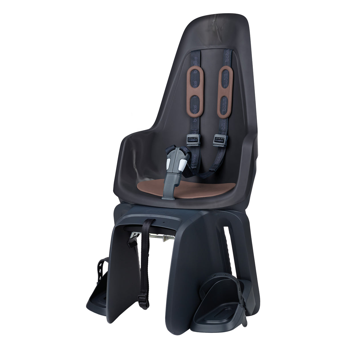 Siège arrière Bobike avec support maxi eco. marron noir