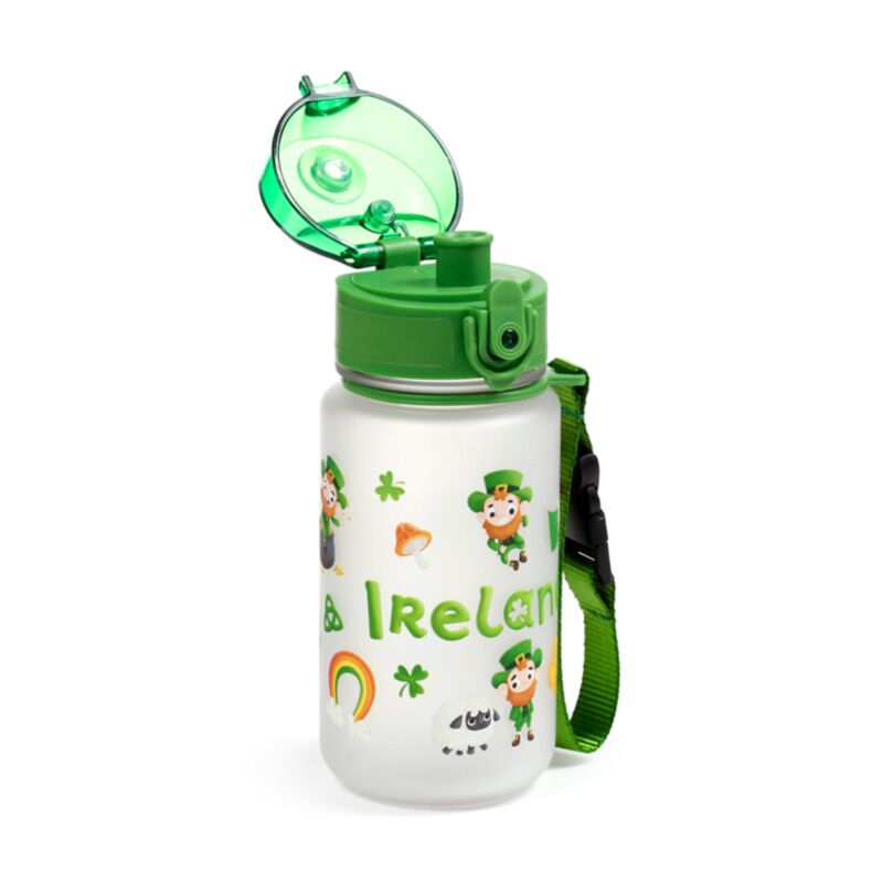 Gourde pour enfants irlandais Lucky Gnome Pop Top 350 ml Ecozen