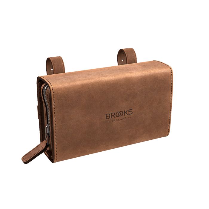Brooks en forme de D - beige foncé