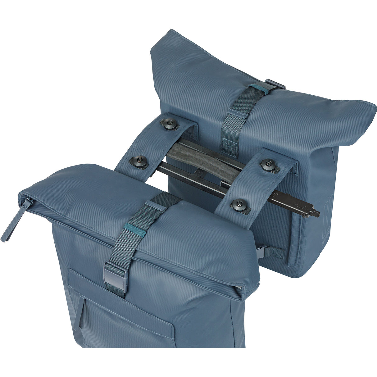 Basil sac de vélo double brooklyn mik 41l 14 x 30 x 37 cm - bleu