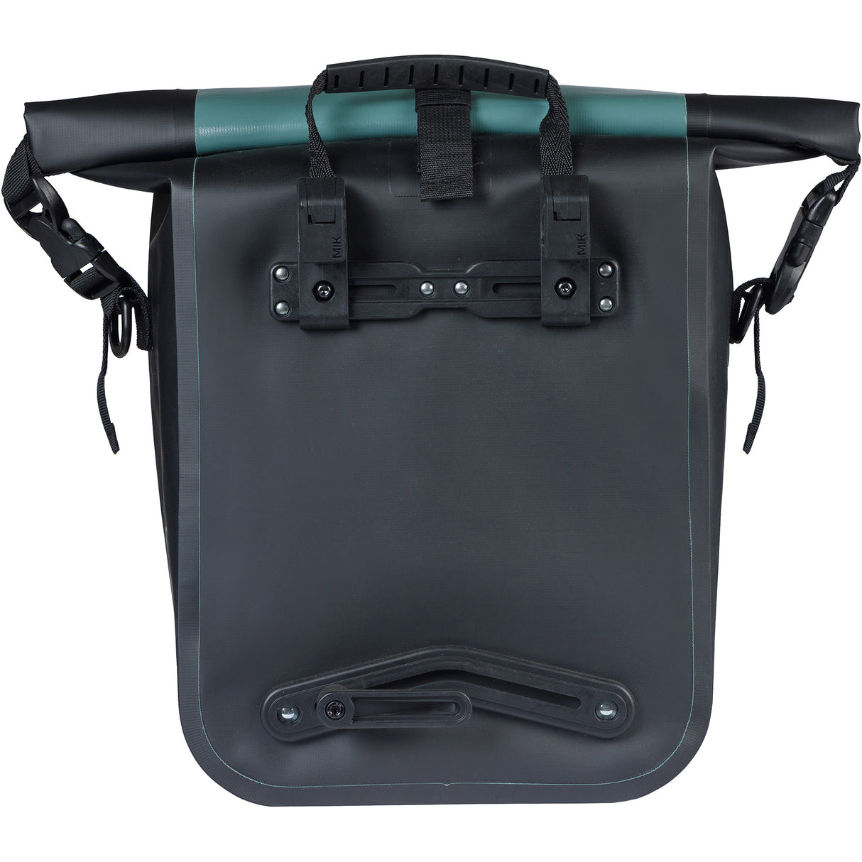 Basil sac de vélo simple rivo m bâche mik 12-15l 14 x 25 x 38 cm - vert noir