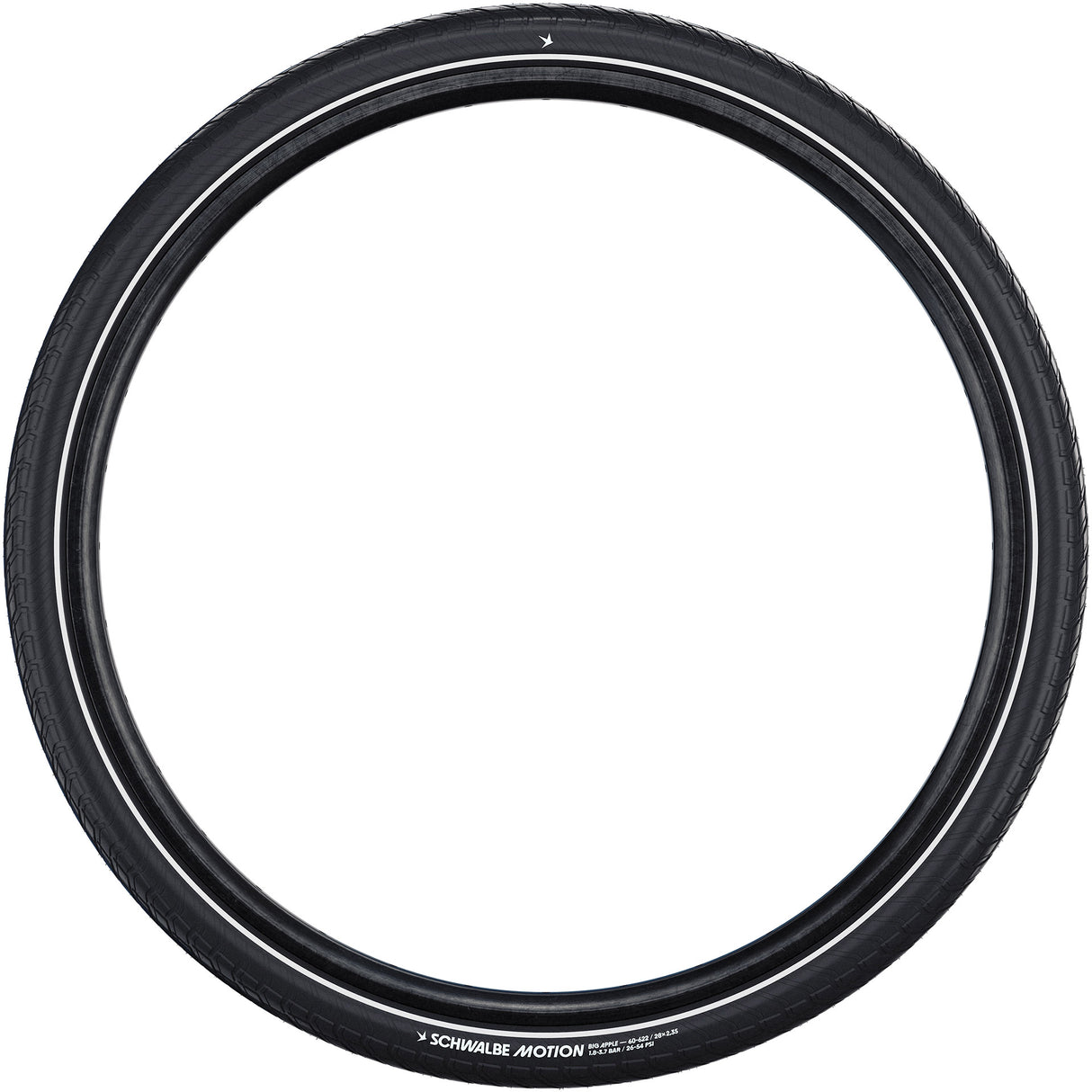 Schwalbe benelux b.v. Schwalbe Pneu Motion Big Apple 55-622 +R Noir