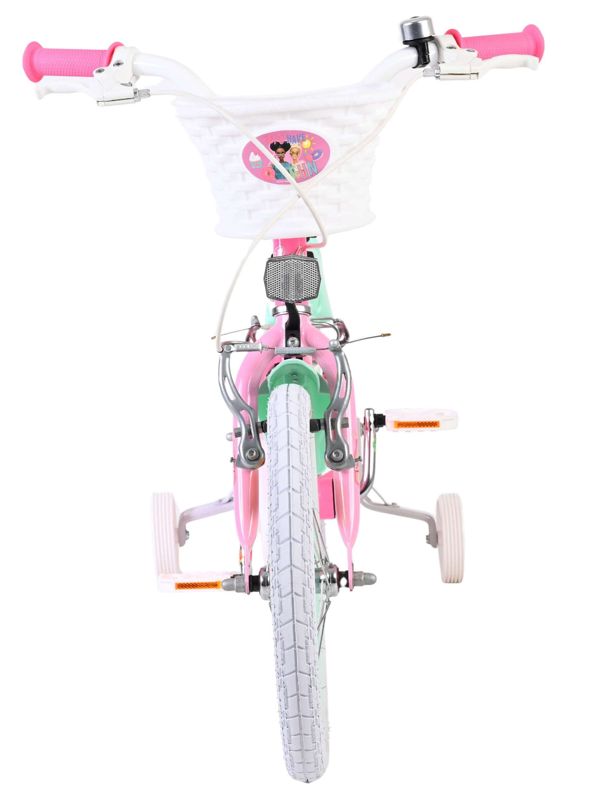 Vélo pour enfants Barbie - filles - 16 pouces - rose - deux freins à main